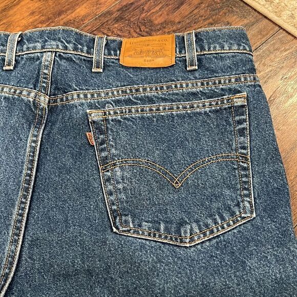 VTg levis 540 brown tab made in Usa jeans relaxed fit EUC 44 / 30 excellent cond - Picture 3 of 10